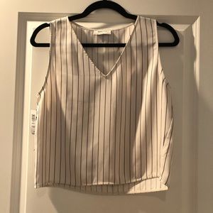 Babaton/ Aritzia Bone & Black Cami, size small